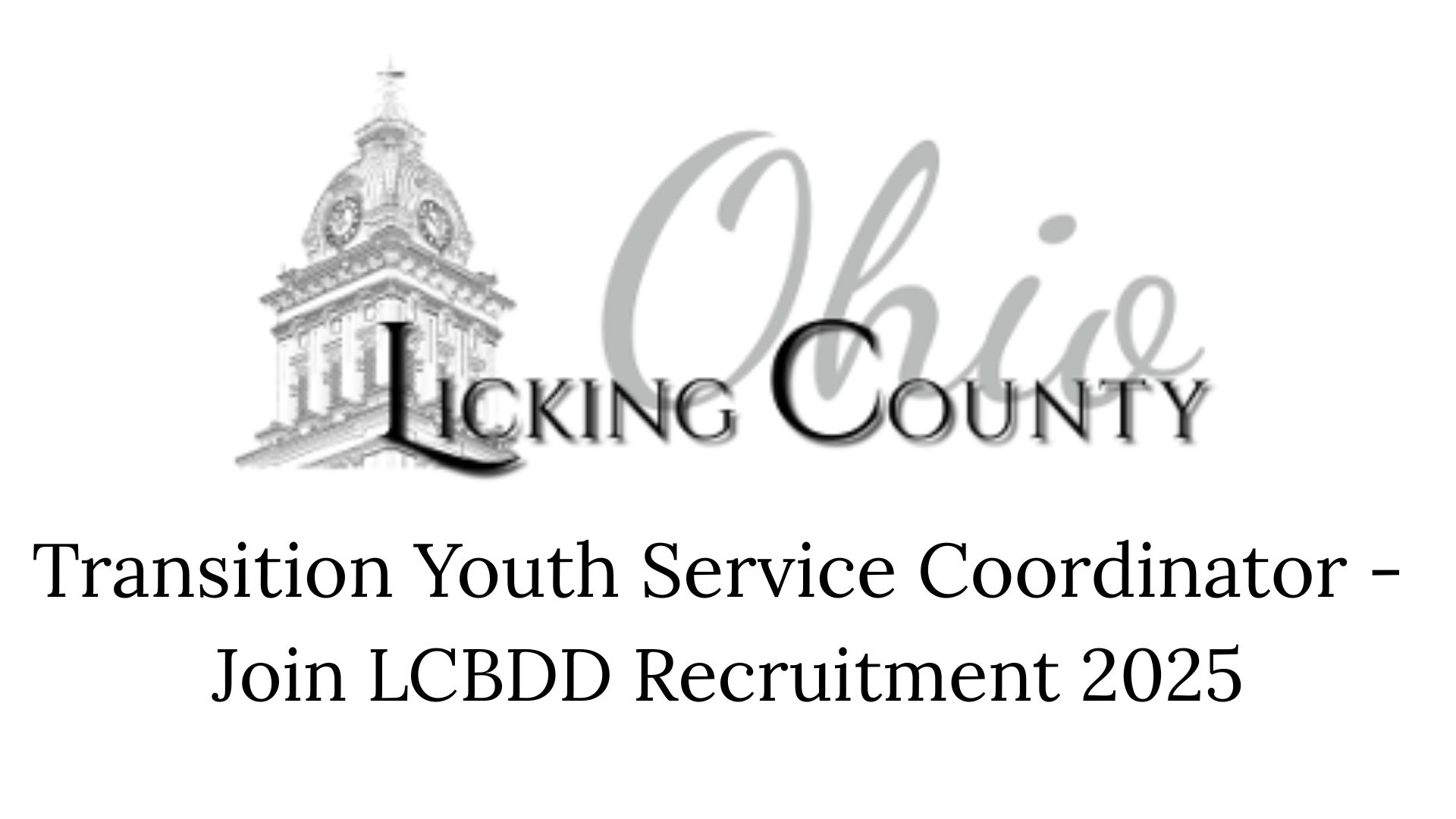 Transition Youth Service Coordinator - Join LCBDD Recruitment 2025